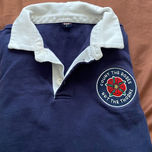 Rowing Blazers white and navy polo shirt. - Picture 2 of 6